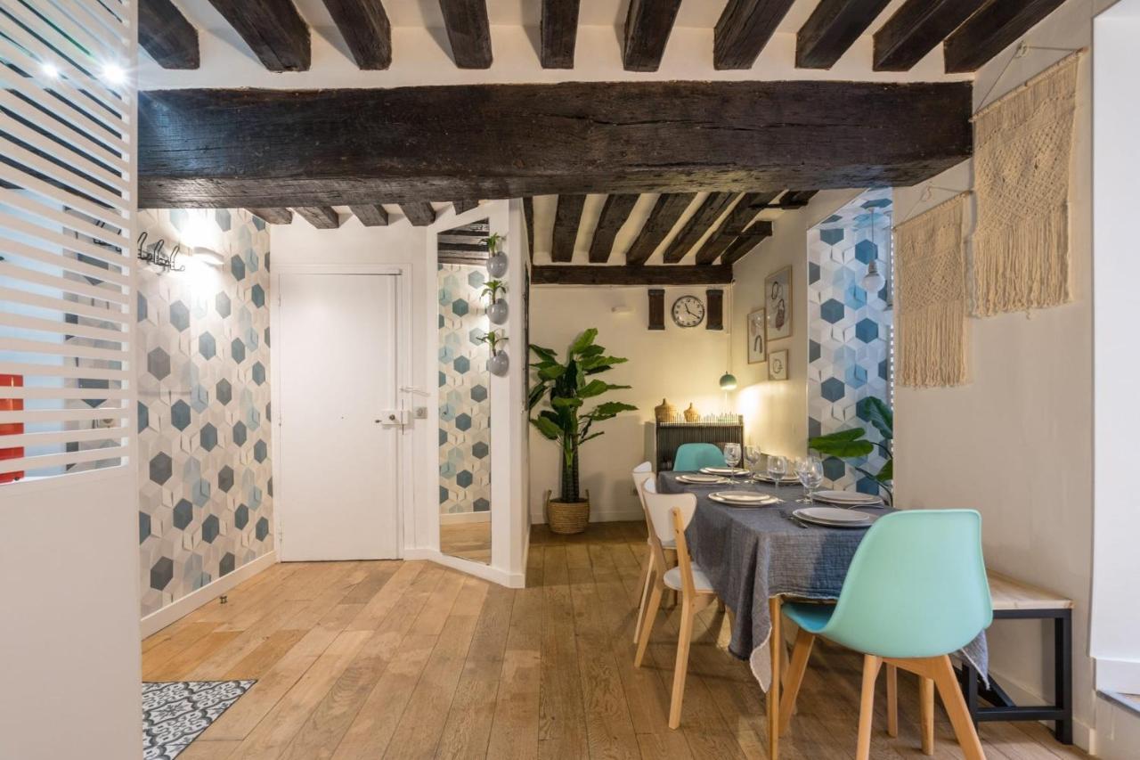 Appartement Chic Avec Patio - 2br 6p - Le Marais Parijs